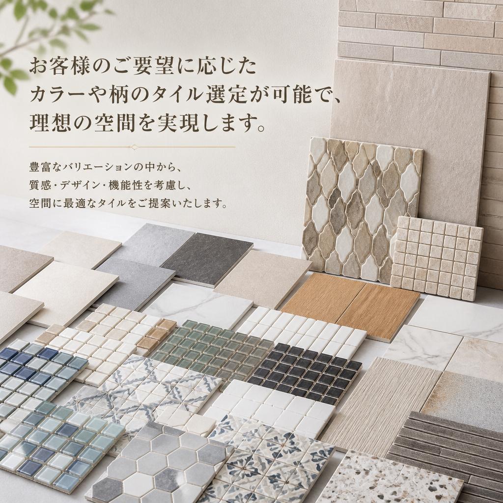 さまざまなデザインバリエーション