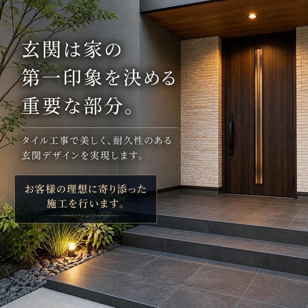 魅力的な玄関リフォーム