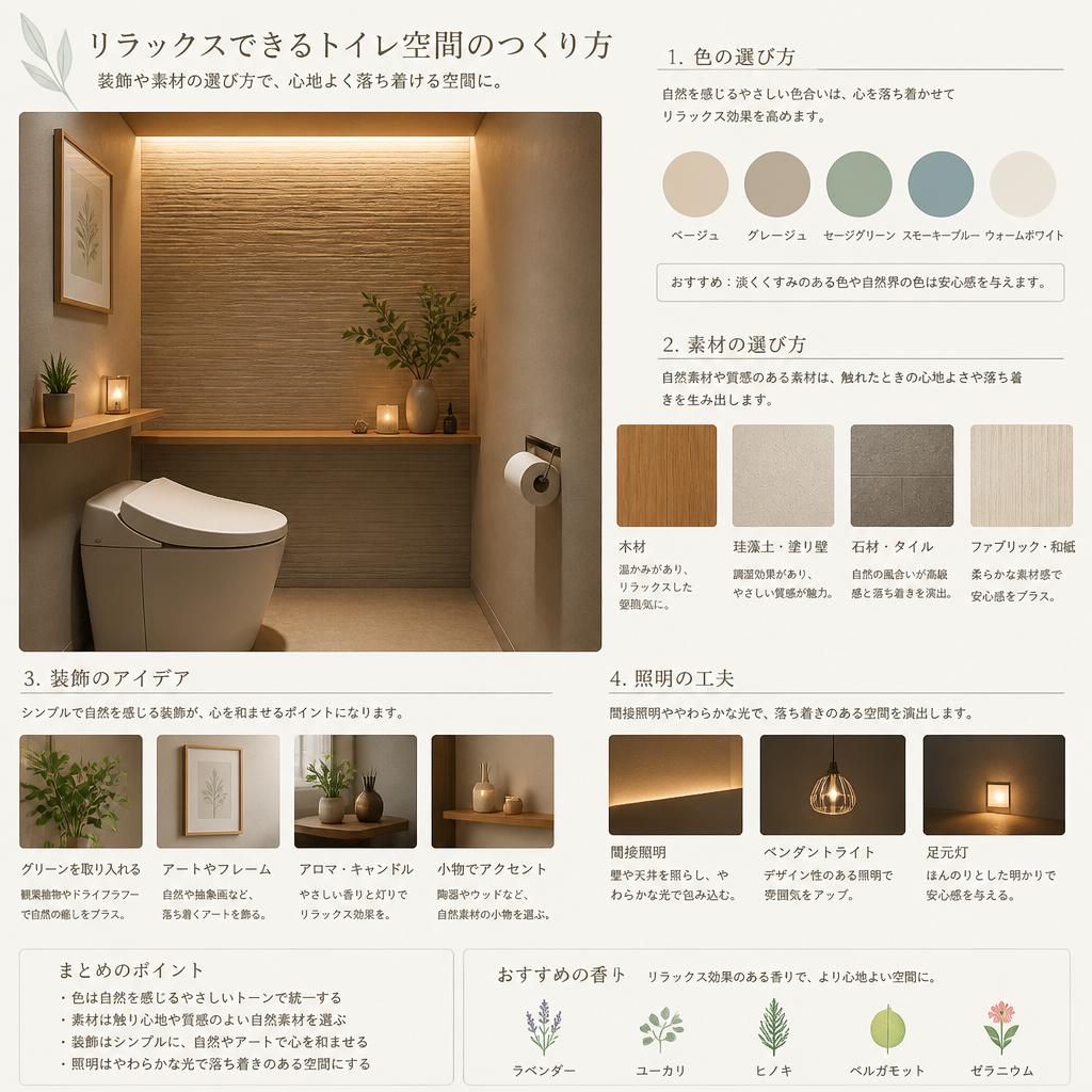 4. リラックス空間を作る