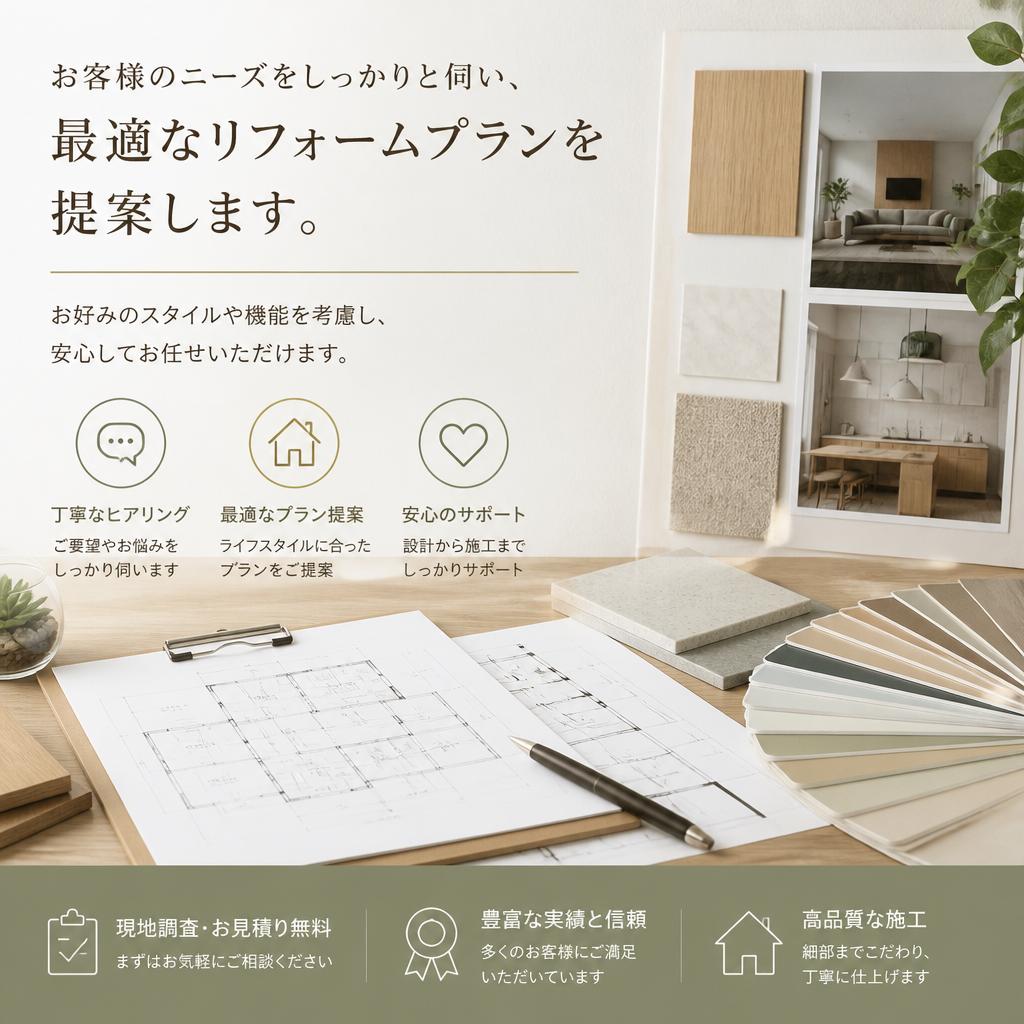 プロによる丁寧なヒアリング