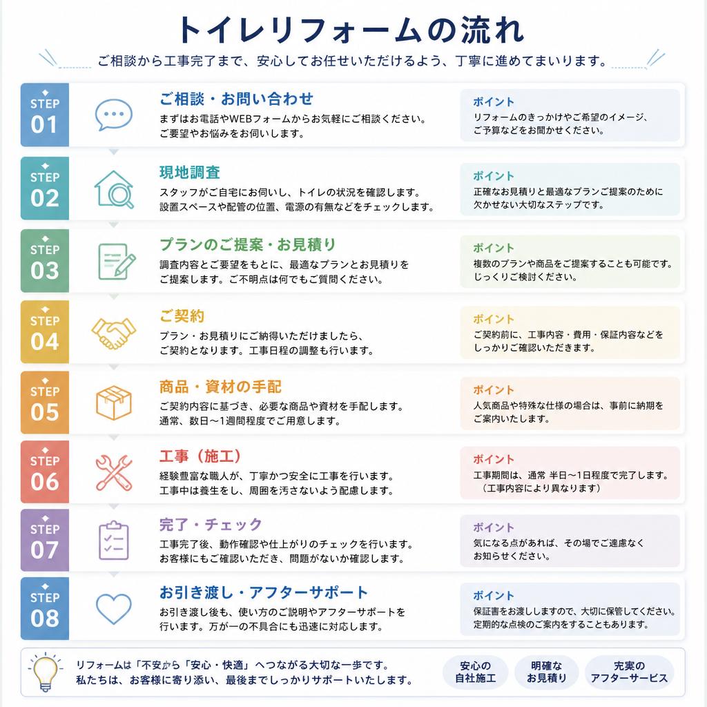 リフォームの流れ