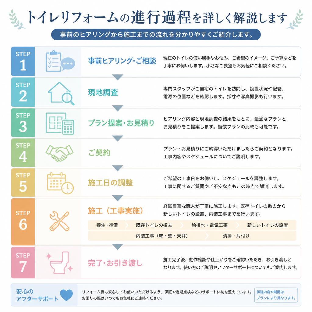 リフォームの流れ