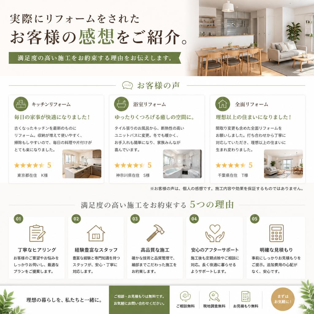 お客様の声