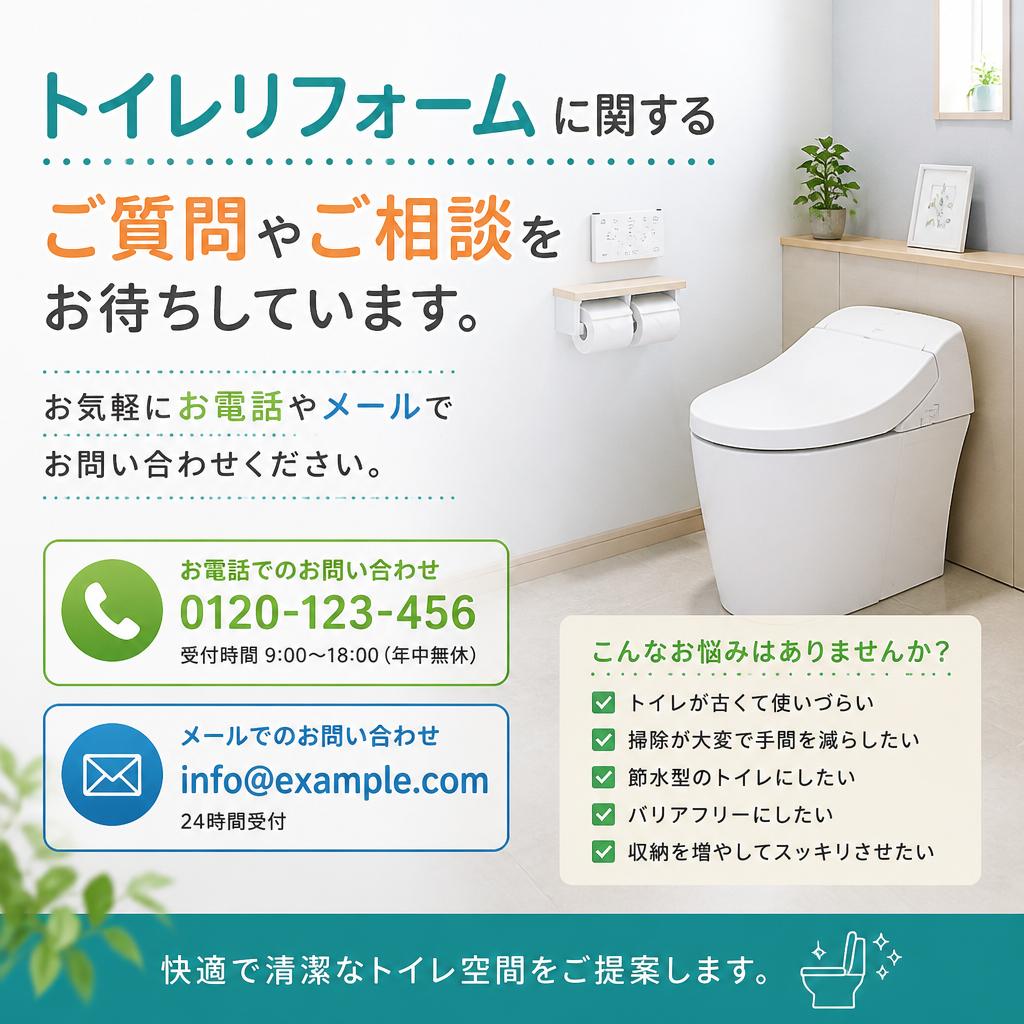 まずはお気軽にお問い合わせを！