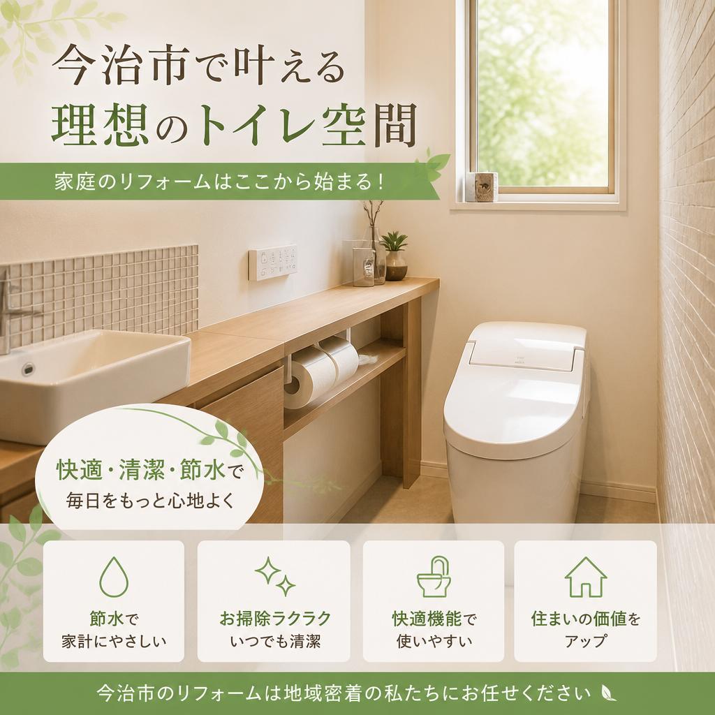 今治市で叶える理想のトイレ空間 - 家庭のリフォームはここから始まる！