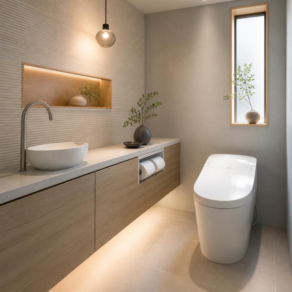 快適さとデザインを両立させた今治市のトイレリフォーム