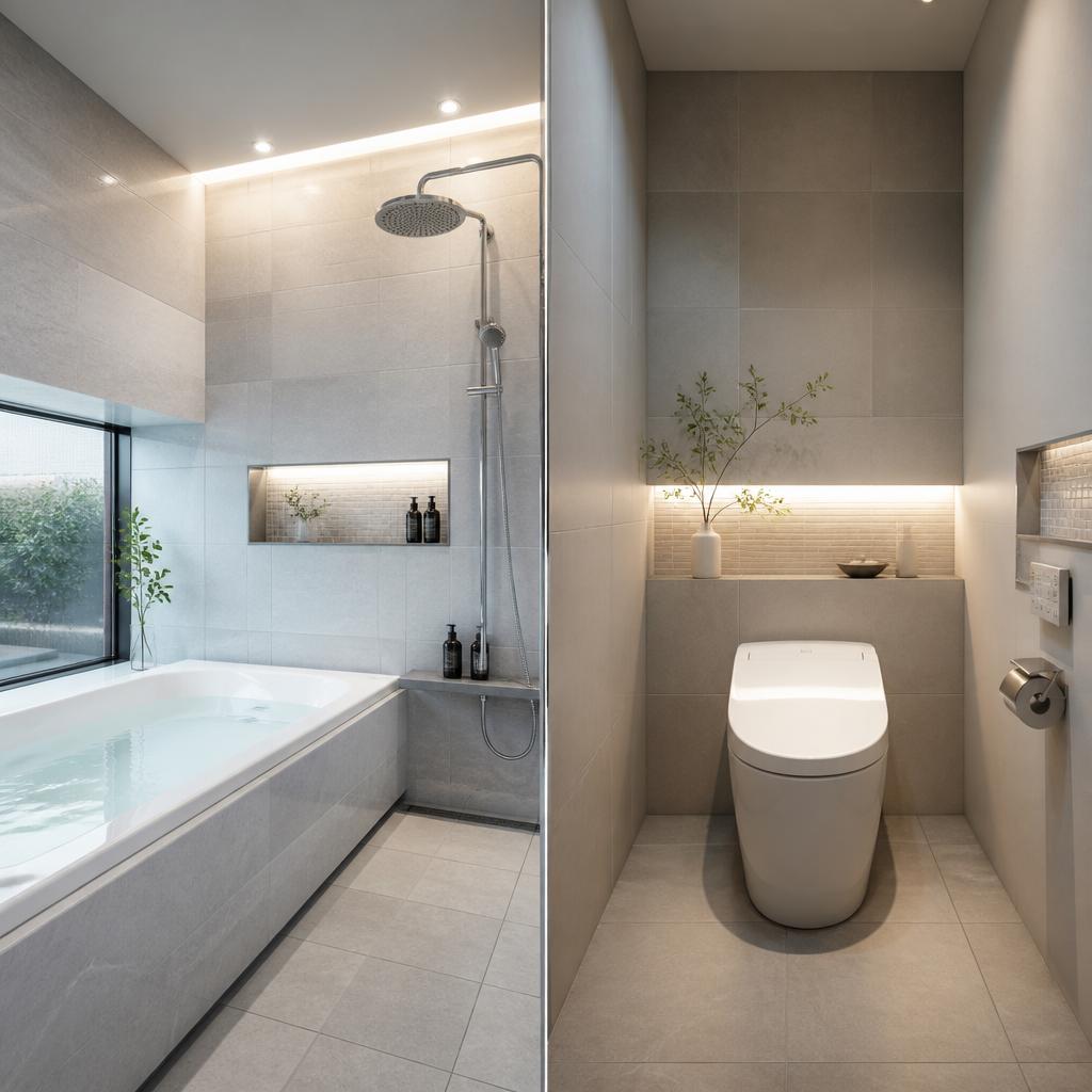 お風呂とトイレの快適空間