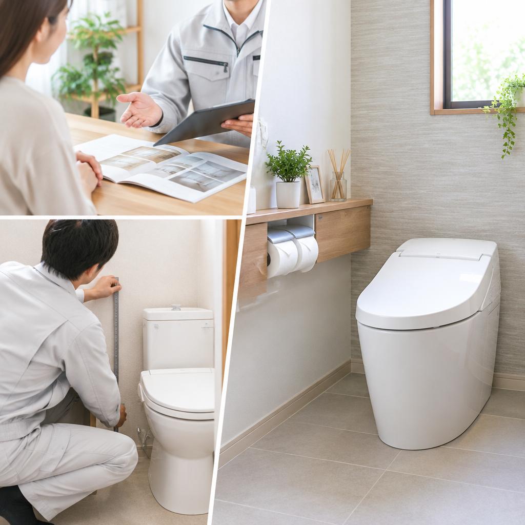 理想のトイレづくり、まずは無料見積もりから