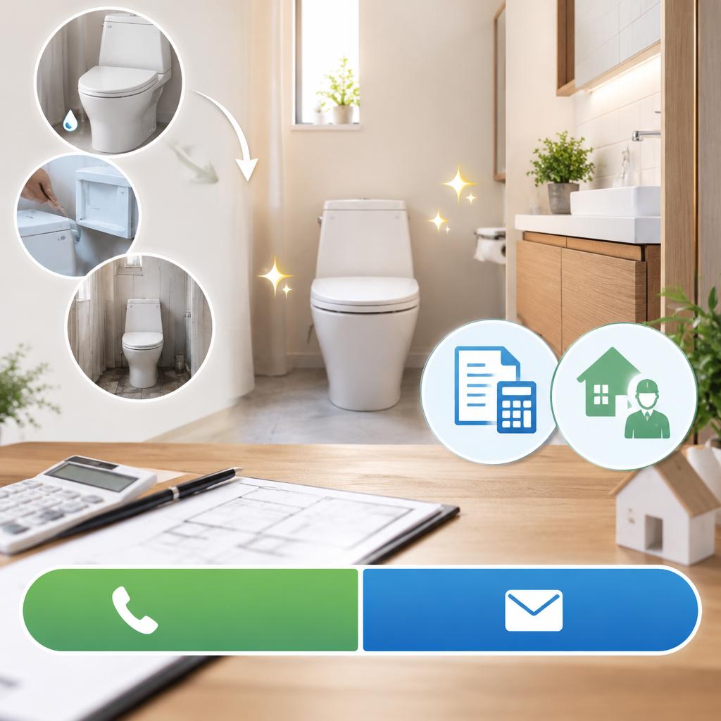 理想のトイレづくり、まずは無料見積もりから始めませんか？